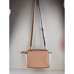 Michael Kors Crossbody Bag Selma White‎ Leather Satchel Purse thumbnail 3