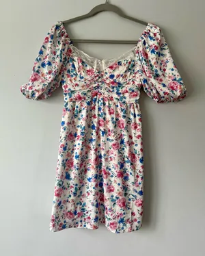For Love & Lemons Mini Dress Floral thumbnail 1