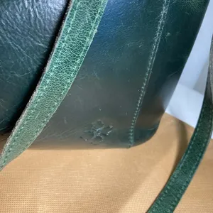 VNTG PATRICIA NASH STYLE P82806 Dark Green Leather Crossbody with Dust bag thumbnail 4