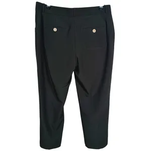 Peter Millar Womens Wicking Golf Pants Size 6 Black Country Club Preppy Sporty thumbnail 3