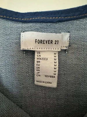 Forever 21 Denim Vest Top thumbnail 5