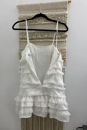 Princess Polly White Mini Dress thumbnail 4