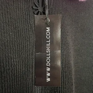 Delia’s By Dolls Kill Caught On Camera Zip Up Sweater Faux Fur Pink Collar Sz 3X thumbnail 8
