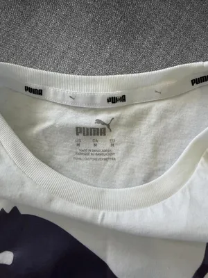 Puma White Graphic Logo T‑Shirt Size XS thumbnail 5