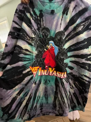Inuyasha Tshirt Purple Size XXL thumbnail 1