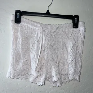 Shein Beach Cover-Up white shorts thumbnail 1
