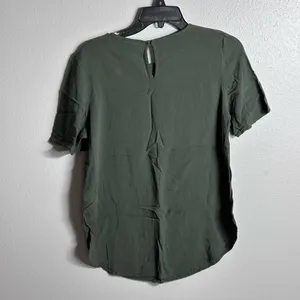 H&M Women Dark green‎ Formal blouse top size 6 thumbnail 4