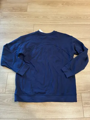 Lululemon Women’s All Yours Crew Neck Sweatshirt True Navy Size 14 thumbnail 6