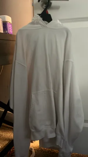 Cute Preppy Hodie Bought From A Small Shop White thumbnail 4
