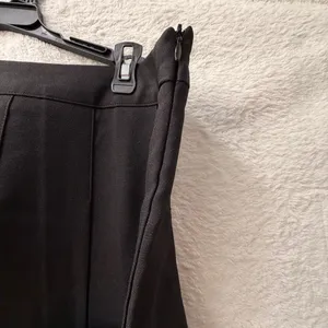 NWT Black pleated mini skort Size L thumbnail 4