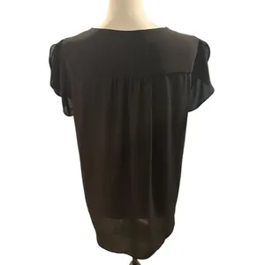 Philosophy Black Short Sleeve Top Medium thumbnail 3