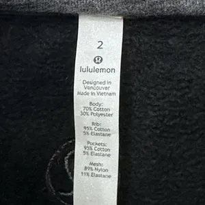 Lululemon Jacket Women Size 2 Gray‎ Heather Radiant Full Zip Mock Neck EUC thumbnail 8