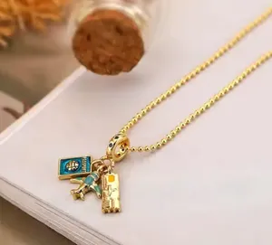 Travel Necklaces, Plane and Blue Passport thumbnail 1