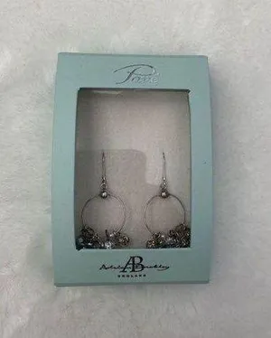 Adrian Buckley NIB England Jewellery Silver Multi-Charm Dangle Earrings thumbnail 3