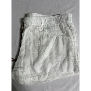 Roxy Womens White Cotton Gauze Shorts XL Elastic lllWaist Braided Drawstring thumbnail 7
