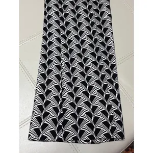 Anthropologie Maeve The Margot Kick Flare Geometric B&W Pants size XS thumbnail 7