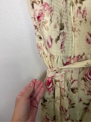 V. Chapman Valentina Midi Dress in English Rose thumbnail 8