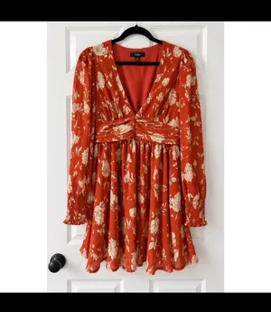 Lulus Floral Mini Dress thumbnail 3