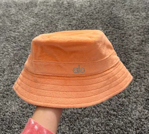ALO Yoga Orange Terry Beachside Bucket Hat thumbnail 2