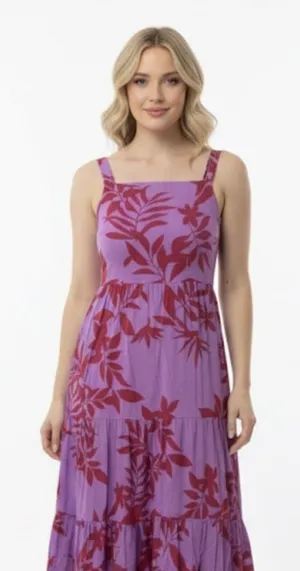 Old navy floral smocked maxi dress spaghetti straps size medium thumbnail 1