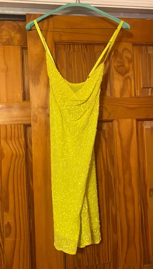 Show Me Your Mumu Yellow Sequin Dress thumbnail 1