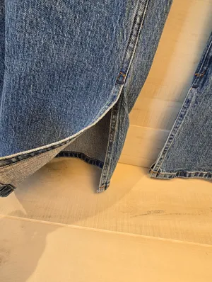 {29/8} Abercrombie & Fitch The Vintage Flare High Rise Dark Blue Jeans thumbnail 7
