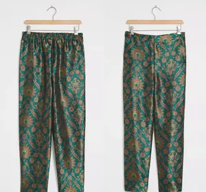 NWT $148 Anthropologie x Maeve Melyssa Floral Print Jacquard-Finish Trouser S thumbnail 3