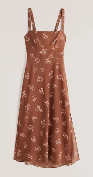ABERCROMBIE‎ Floral Midi Dress thumbnail 1