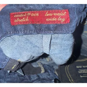 Vtg Y2K Citizens Of Humanity Low Rise‎ Wide Leg Jeans Cadet 28 Distressed USA thumbnail 9