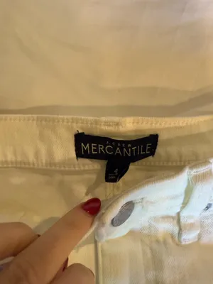 J crew white denim skirt thumbnail 4