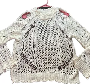 POL White Knit Sweater thumbnail 1