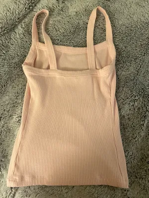 Pink Garage Ribbed Tank thumbnail 2