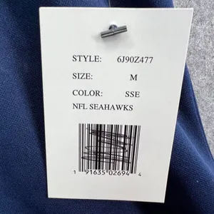 Seattle Seahawks NFL Football Shirt M Blue Green Lace Up Top Superbowl Champs‎ thumbnail 11