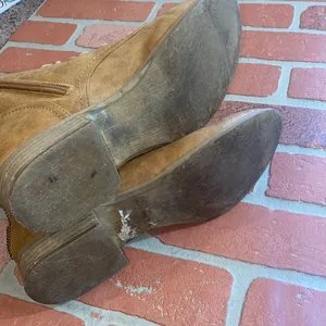 G by Guess Gabree tan lace up ankle booties thumbnail 6