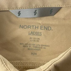 North End Women's Performance Polo Shirt Tan Short Sleeve Size Medium‎ thumbnail 5