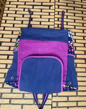Vera Bradley Purple And Navy Backpack thumbnail 1