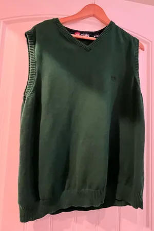 Chaps Men Vest Green L thumbnail 1