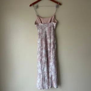 Hello Molly Totally Wild Pink and White Floral Midi Dress US Size 4 thumbnail 8