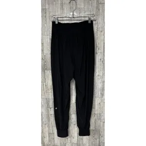 Lululemon Sunsetter Black HR Flowy Mesh Lightweight 28" Jogger Pants Size 6 thumbnail 2