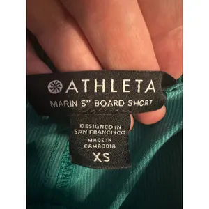 Athleta Marin 5" Board Shorts Womens XS Green Swim‎ Shorts thumbnail 5