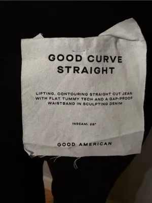 Good American Black good curve High-Rise straight Jeans thumbnail 6