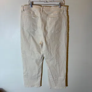 LOFT The‎ Slim Cropped Jeans in Off White Size 34/18 thumbnail 5