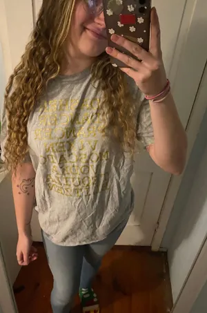drunken reindeer Tshirt Size L thumbnail 1