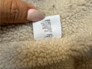 John Galt Corduroy Sherpa Trucker Jacket Western Y2K Brown NWOT thumbnail 6
