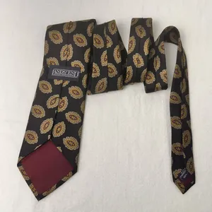 LANDS' END Vintage Handmade Tie USA Silk Mens Blue Multicolor Paisley Neck thumbnail 1