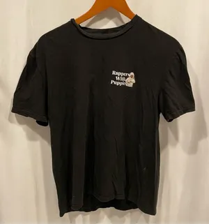 Dog Limited Rappers with Puppies black short sleeve t-shirt cotton trivia fun thumbnail 1