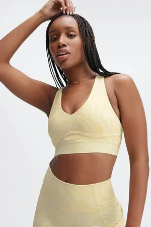 Fabletics Buttermilk Zebra Print All Day Everyday Bra Size XS thumbnail 5