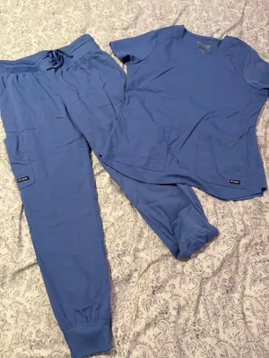 Grey's Anatomy Scrub Set Ceil Blue thumbnail 6