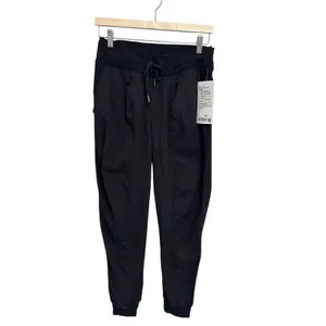 NWT Lululemon Dance Studio Mid-Rise Black Jogger Full Length size 8 Authentic thumbnail 4