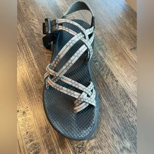 Chacos Gray/Tan Yampa Dagger ZX/2 Sandals Active Outside Hiking - Size 7 thumbnail 3